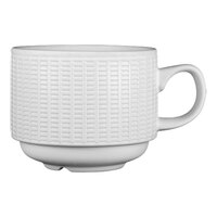 Steelite Distinction Willow 3 oz. White Stack Cup - 12/Case