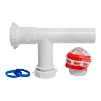 Oatey 39225 Sure-Vent 1 1/2" 20 Branch, 8 Stack DFU Air Admittance Valve Kit with White PVC Tubular Adapter