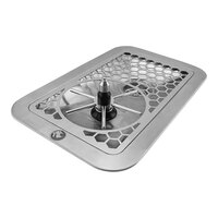 Rhino Coffee Gear RHPR300-S 13 15/16" x 9 1/16" x 3 3/8" Stainless Steel Pitcher Rinser with Spinjet Valve