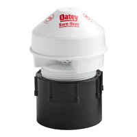 Oatey 39229 Sure-Vent 1 1/2" 20 Branch, 8 Stack DFU Air Admittance Valve with White ABS Adapter