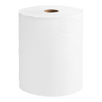 Scott® Universal 8" White 100% Recycled Hard Roll Paper Towel Roll, 800' / Roll - 6/Case