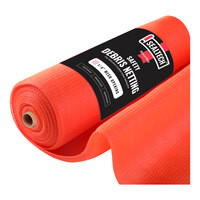 SEALTECH 5 1/2' x 100' Orange Heavy-Duty 1/4" Mesh Safety Debris Netting Roll ST-402-5.5X100