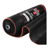 SEALTECH 8' x 50' Black Heavy-Duty 1/4" Mesh Safety Debris Netting Roll ST-401-8X50