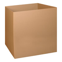 Lavex 48" x 40" x 48" Kraft Corrugated Gaylord Single-Walled Shipping Box - 5/Bundle