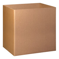 Lavex 48" x 40" x 48" Kraft Corrugated Gaylord Triple-Walled Shipping Box - 5/Bundle