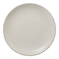 Libbey Farmhouse Coupe 9" Cream Porcelain Plate - Sample