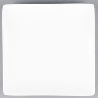 Libbey Slate 7 1/4" Ultra Bright White Coupe Square Porcelain Plate - Sample