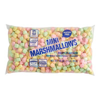 Clown Mini Fruit-Flavored Rainbow Marshmallows 1 lb. - 12/Case