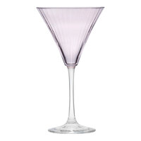 Libbey Linear 9.5 oz. Pink Martini Glass - Sample