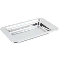 Bon Chef 5306 20" x 12" x 2" Stainless Steel 1 Gallon 3/4 Size Rectangular Bolero Design Food Pan