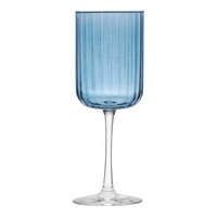 Libbey Linear 13.5 oz. Blue Wine / Cocktail Glass - Sample