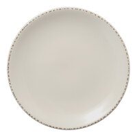 Libbey Farmhouse Coupe 6 1/2" Cream Porcelain Plate - Sample