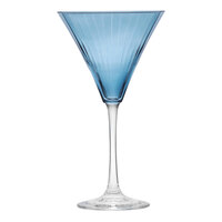 Libbey Linear 9.5 oz. Blue Martini Glass - Sample