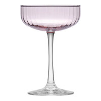 Libbey Linear 8.5 oz. Pink Coupe Glass - Sample