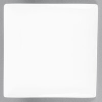 Libbey Slate 12" Ultra Bright White Coupe Square Porcelain Plate - Sample