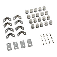 Avantco 360HDWADCFGELSNZ Flat Sneeze Guard Hardware Kit for ADC Series