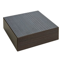 BFM Seating Midtown 6 inch x 6 inch Espresso Square Laminate Indoor Table Top - Sample