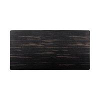 Elite Global Solutions M1020 Fo Bwa Rectangular Faux Zebra Wood Melamine Serving Board - 20" x 10"