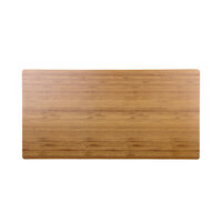 Elite Global Solutions M1020 Fo Bwa Rectangular Faux Bamboo Melamine Serving Board - 20" x 10"