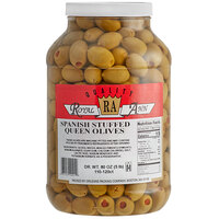 Spanish Stuffed Queen Olives 9 lb. (5 lb. Dr. Wt.) - 110/120 Count - 4/Case