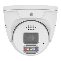 Speco Technologies Silver Series 8MP 3.6 mm Fixed Lens IP Turret Camera with Advanced Analytics and Digital Deterrent O8SDDT1