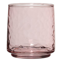 Anchor Hocking Brockhill 12 oz. Rosewater Pink Rocks / Old Fashioned Glass - 12/Case