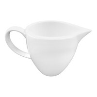 RAK Porcelain Classic Polaris 8.4 oz. Bright White Porcelain Creamer - 12/Case