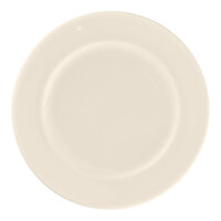 RAK Porcelain Bravura 8" Bone China Round Flat Plate with Rim - 12/Case