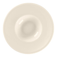 RAK Porcelain Bravura 11 1/2" Bone China Round Gourmet Deep Plate with Rim - 6/Case