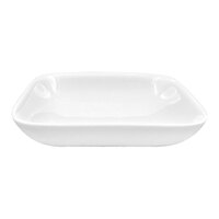 RAK Porcelain Classic Polaris 4 5/16" Bright White Porcelain Square Dish - 24/Case