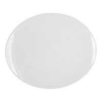 RAK Porcelain Classic Polaris 11 13/16" x 10" Bright White Porcelain Steak Plate - 6/Case