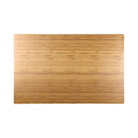 Elite Global Solutions M2415 Fo Bwa Rectangular Faux Bamboo Melamine Serving Board - 24" x 15"