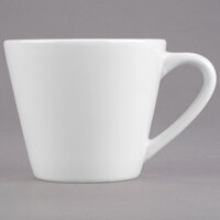 Libbey Slenda 7 oz. Royal Rideau White Porcelain Tea Cup - Sample