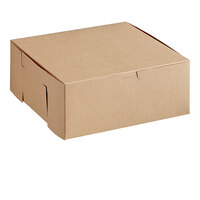 Southern Champion 10" x 10" x 4" Kraft Cake / Bakery Box - 100/Case