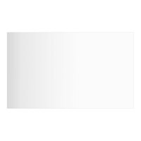 Tape Logic 3" x 5" Clear Semi-Gloss Paper Removable Rectangular Inventory Label - 500/Roll
