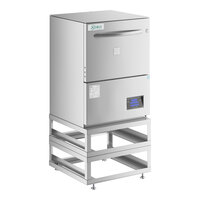 Noble Warewashing UH30-E High Temperature Energy Efficient Undercounter Dishwasher with 18" Adjustable Stand - 208/230V