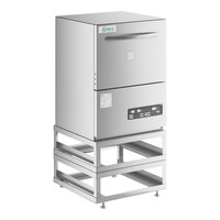 Noble Warewashing UH30-FND High Temperature Undercounter Dishwasher with 18" Adjustable Stand - 208/230V