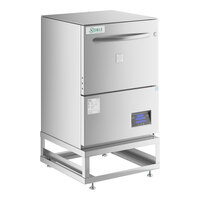 Noble Warewashing UH30-E High Temperature Energy Efficient Undercounter Dishwasher with 10" Adjustable Stand - 208/230V