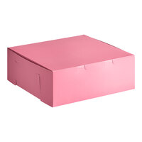 Southern Champion 14" x 14" x 5" Pink Cake / Bakery Box - 50/Case