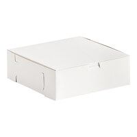 Southern Champion 9" x 9" x 3" White Pie / Bakery Box - 250/Case