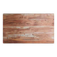 Lancaster Table & Seating Excalibur 28" x 48" Rectangular Table Top with Textured Yukon Oak Finish