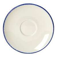 Steelite Performance Blue Dapple 5" Saucer - 36/Case