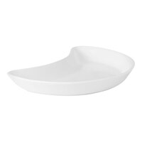 Steelite Performance Simplicity 8" x 4 1/2" Crescent Salad Plate - 12/Case