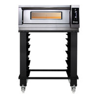 Moretti Forni iD 72.72 39" x 45 1/2" Electric Single Deck Pizza Oven with Stand and Tray Holder Slides - 208V, 3 Phase, 6 kW