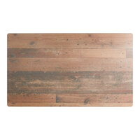 Lancaster Table & Seating Excalibur 28" x 48" Rectangular Table Top with Textured Farmhouse Finish