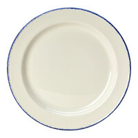 Steelite Performance Blue Dapple 8" Slimline Plate - 24/Case