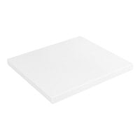 American Tables & Seating Square Pure White Super Gloss Resin Table Top