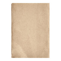 OneUp by Choice Kraft Premium 2-Ply Wide Interfold 6 3/8" x 8 13/16" Dispenser Napkin - 250/Pack