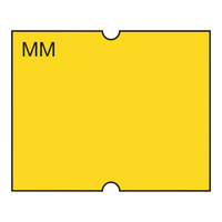 DayMark MoveMark™ 13/16" x 11/16" Removable Yellow 1,000-Count Date Coder Label Roll for Speedy Mark® Express 20 and DM4 - 8/Case
