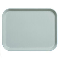 Cambro 3253CL676 Camlite 13" x 21" Steel White Fiberglass Serving Tray - 12/Case